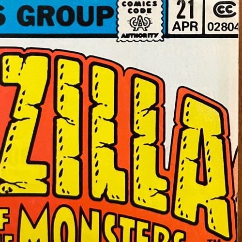 Godzilla: King of the Monsters No.21 comic used