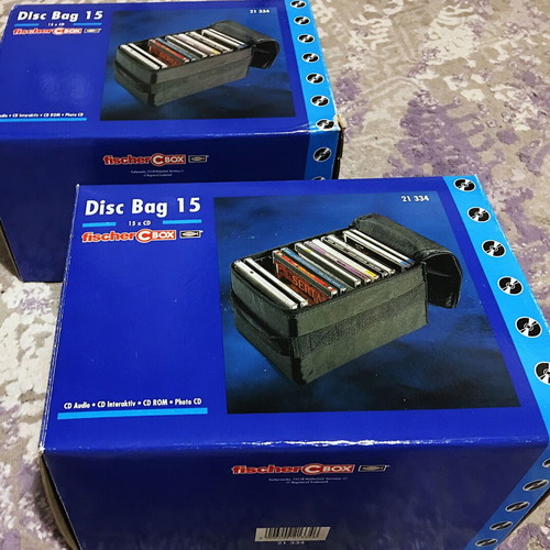 Fisher portable CD15 cases new, pack of 2, German brand