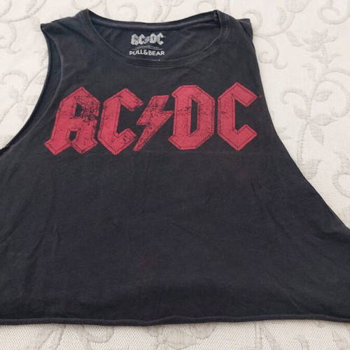 Pull & Bear sleeveless black shirt like new, size S