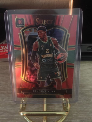 Panini Select 2025-26 EuroLeague Basketball Kendrick Nunn card