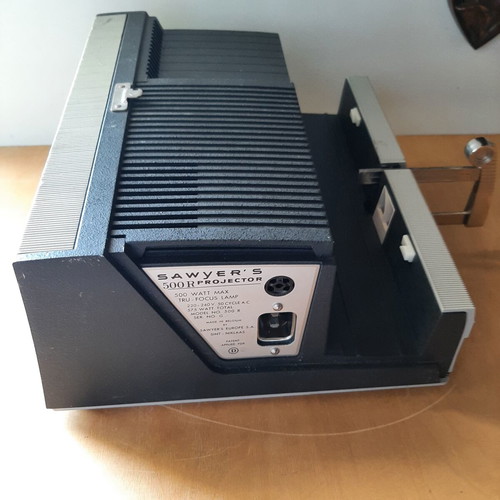 Vintage Sawyer's 500R Slide Projector used, 35mm, Belgium 1960s
