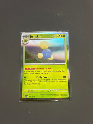Pokemon TCG Jumpluff 003/193 Scarlet & Violet Paldea Evolved Holo Rare like new