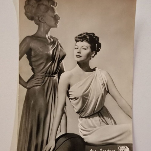Καρτ ποστάλ Ava Gardner μεταχειρισμένη, ασπρόμαυρη