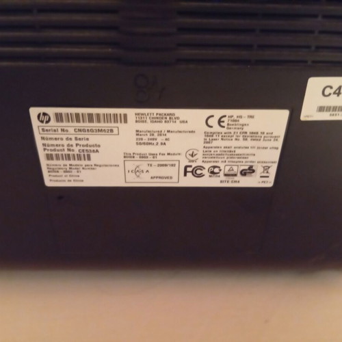 HP 1536dnf MFP printer for parts with 2 toner 78A