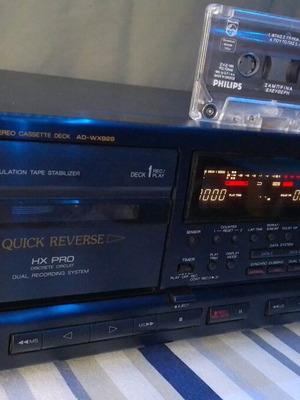 Aiwa AD-WX929 διπλό κασετόφωνο player recorder tape stabilizer μεταχειρισμένο