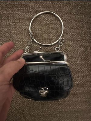 Alexi Andriotti small handbag like new, black and silver