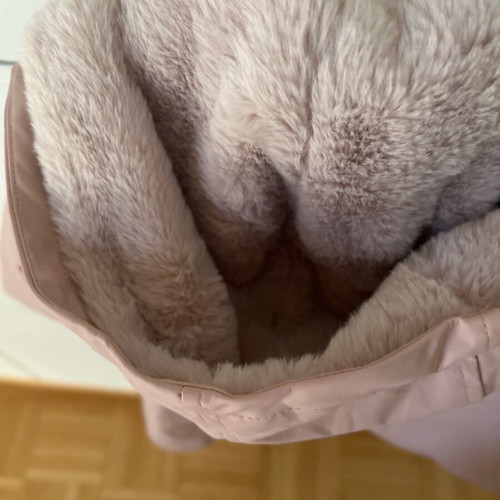 Waterproof jacket with fur lining 18-24 months Zara in very good condition