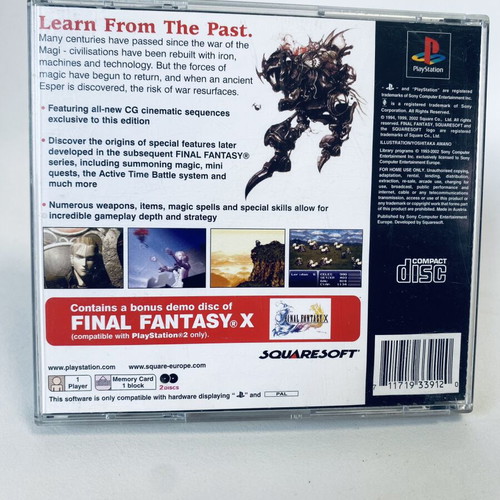 Final Fantasy VI 6 PlayStation 1 PS1 used with manual English