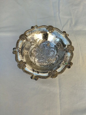 Metal antique container used