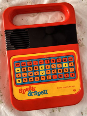Texas Instruments Speak & Spell vintage εκπαιδευτικό παιχνίδι 1978 μεταχειρισμένο