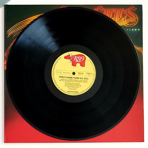 Bee Gees Spirits Having Flown vinyl used, Greek edition 1979