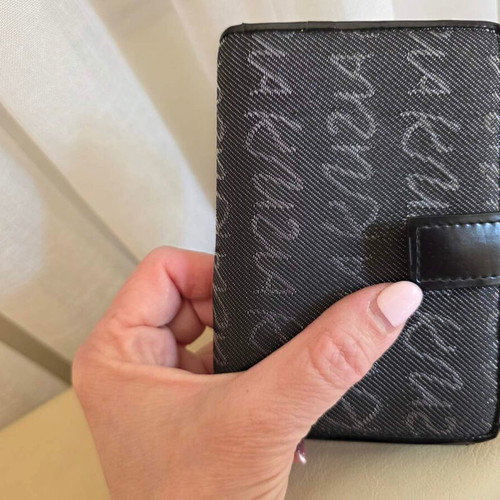 KRIZIA wallet new, size 17 cm, blue