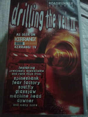 Drilling the Vein IV VHS used, metal music video clips