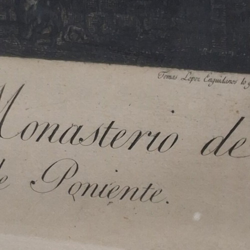 Spanish Chalcography San Lorenzo del Escorial circa 1800 like new