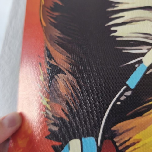 Wolf Canvas Wall Art 56×40 cm, like new, modern pop art
