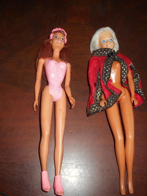 Barbie dolls used, two, one dated 1994 and one undated