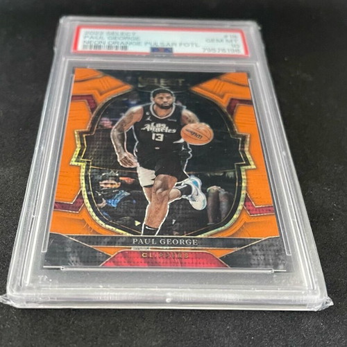 Paul George Neon Orange Pulsar /15 PSA 10 new