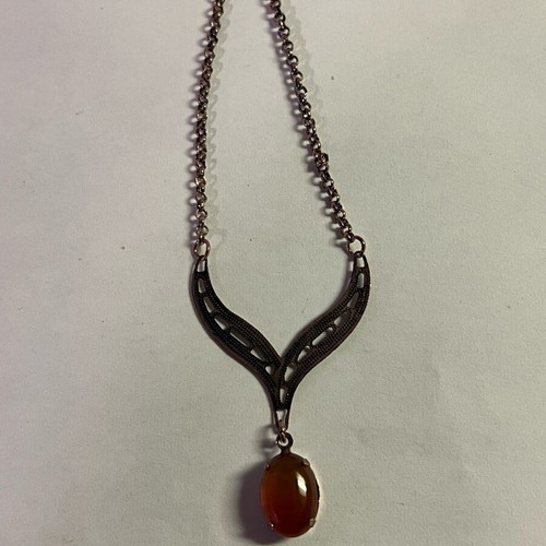 Necklace with Twice As Nice stone like new