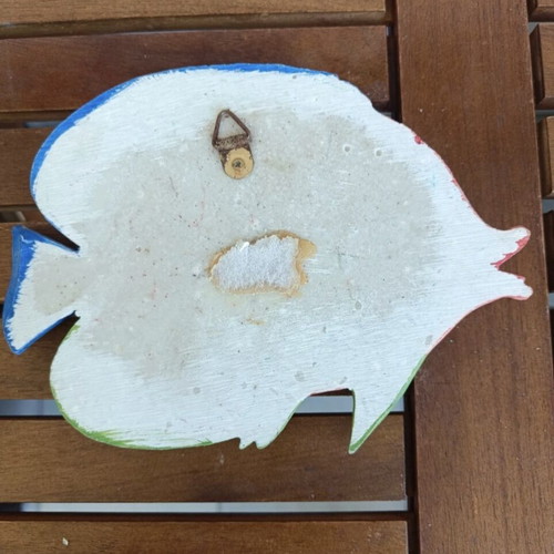 Handmade decorative wall fish like new