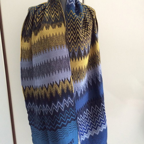 Missoni wool scarf vintage multicolor like new