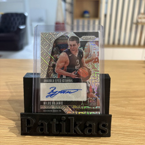 Milos Vujanic 2024-25 Prizm Euroleague Mojo Auto card like new, Anadolu Efes Istanbul