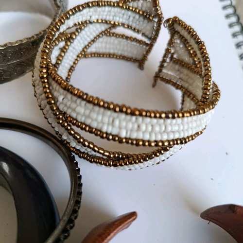Various bracelets used, colorful pack