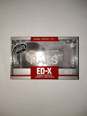 RAKS ED-X 60 κασέτα καινούργια, Normal Position Type I