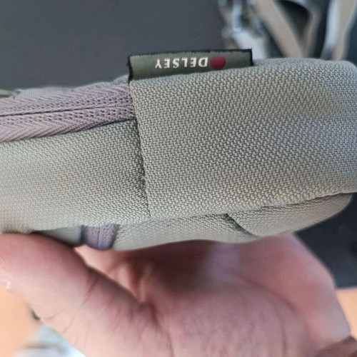 Delsey small camera case gray used