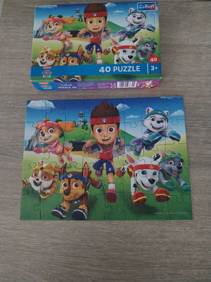 Trefl Paw Patrol children's puzzle 40 pieces like new