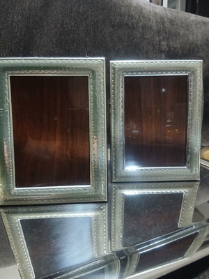 Silver photo frames like new, set of 2, 13×17cm