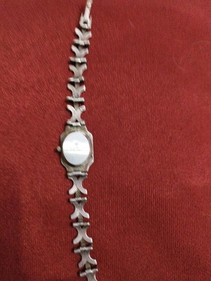 Silver watch used, women's