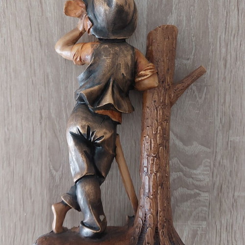 Decorative figurine 22 cm like new, rustic vintage style