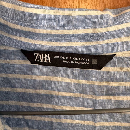 ZARA Striped Midi/Maxi Dress With Belt Like New, XXL