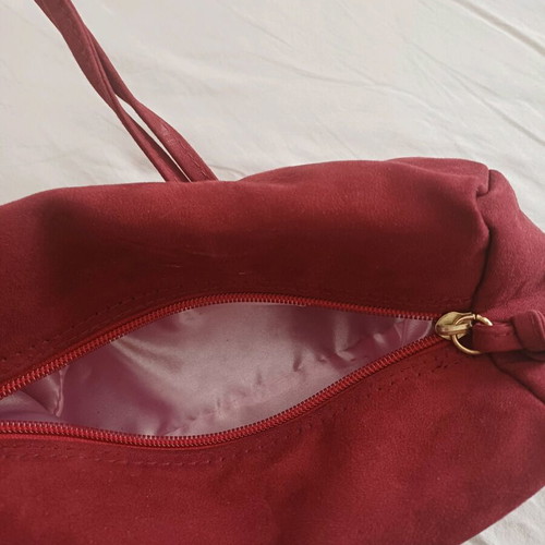 Elena Athanasiou hand bag like new, wine red color