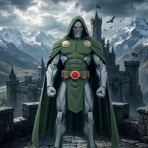 Doctor Doom 3D figure made to order