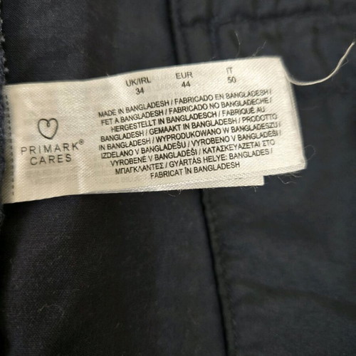 Primark bermuda shorts like new, men's size L, blue