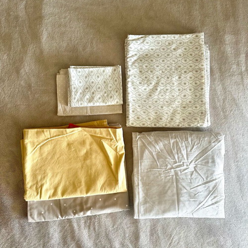 Crib Sheet Set like new, 100% cotton, IKEA & Άνεμος