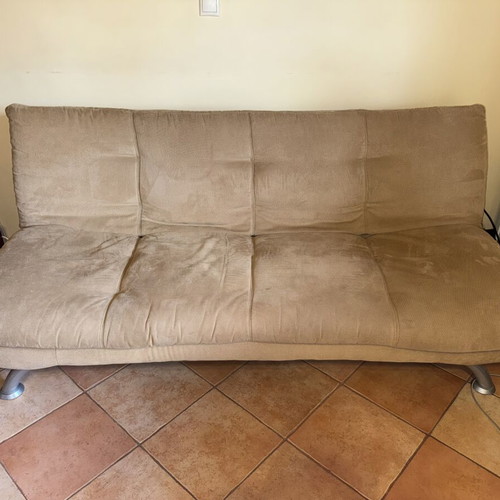 Sofa bed Entos 3-seater like new, ecru color