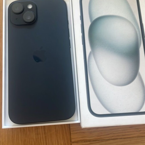 iPhone 15 128GB Black used, dual SIM, very good condition