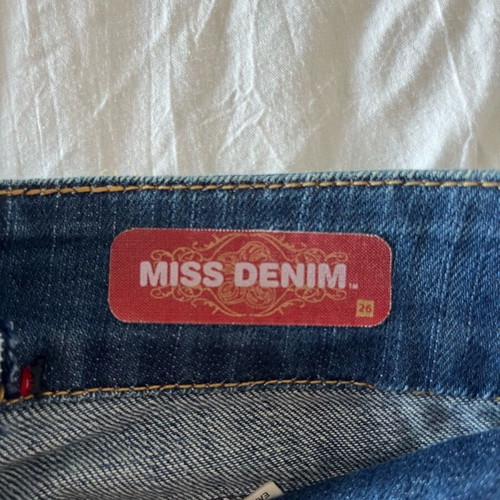 Miss Denim jeans like new, blue with studs, size XS