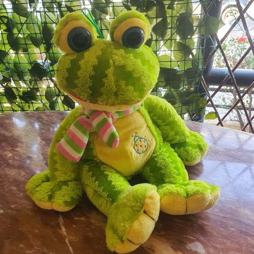 Frog plush toy like new
