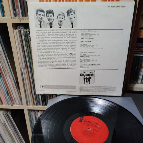 The Searchers Meet The Rattles vinyl record used, rock