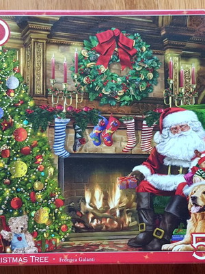 Christmas puzzle 500 pieces with Santa Claus