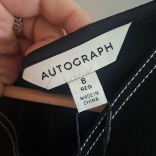 Autograph linen dress new, black, Marks & Spencer, size S
