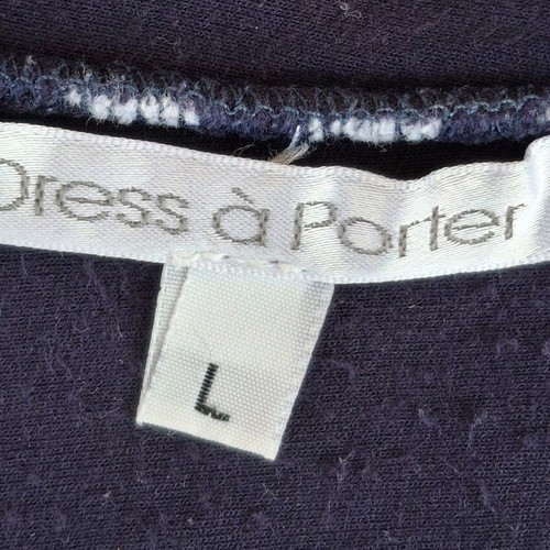 Dress a Porter dress like new, size L, white and blue
