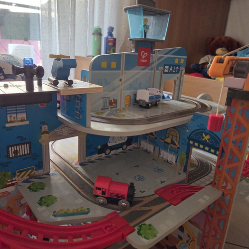 Hape Railway wooden Mega City set