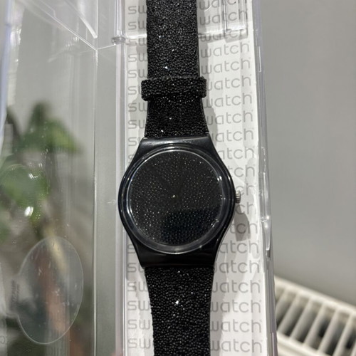 Swatch Climax GZ254 women's watch new, black silicone strap