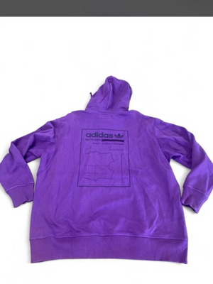Adidas oversized purple hoodie
