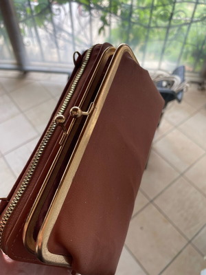 Wallet brown new with strap