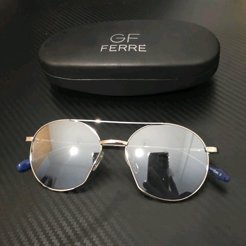 GF FERRE Sunglasses New Turquoise and Silver